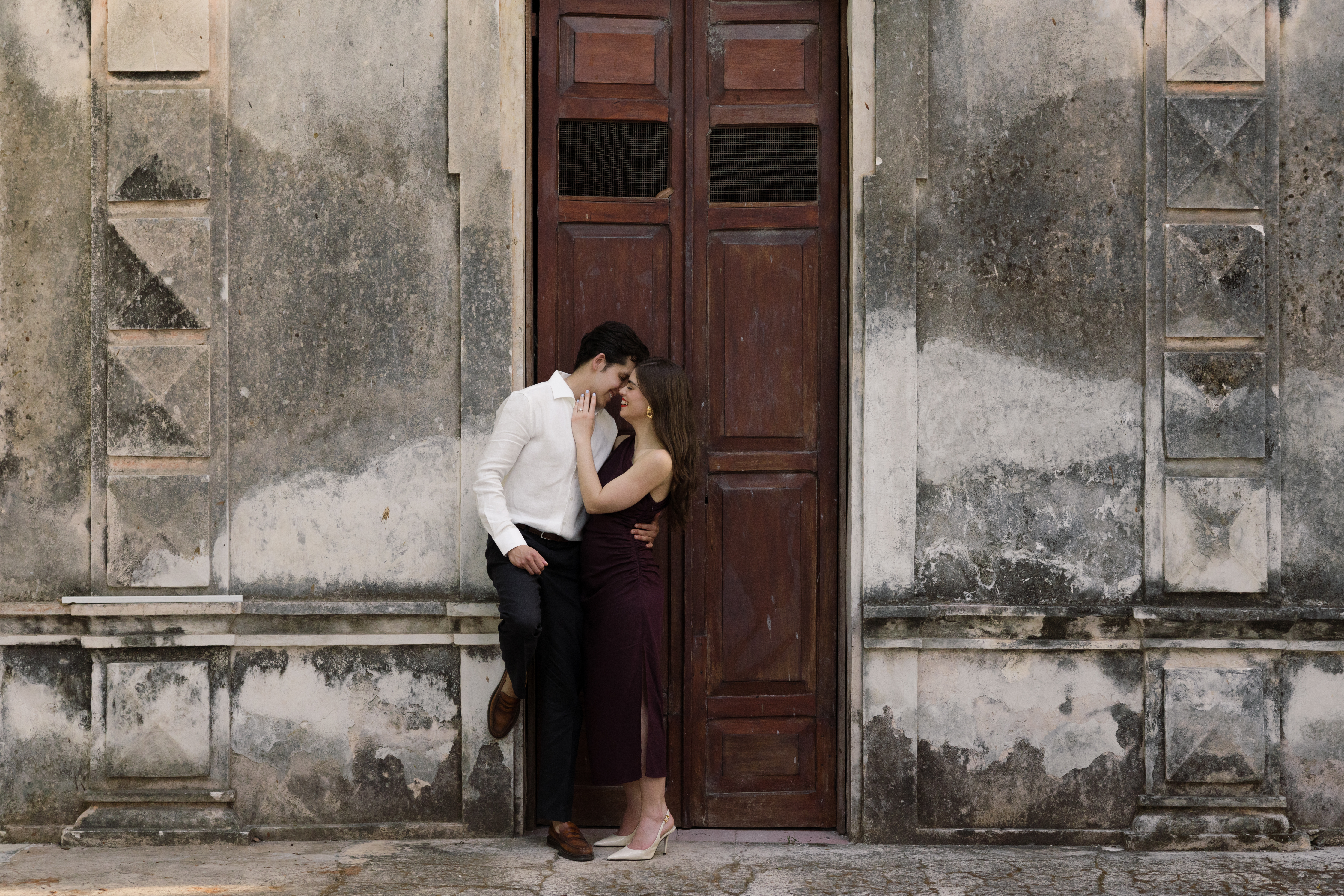 Sesión de fotos en exterior de Alejandra y Octavio